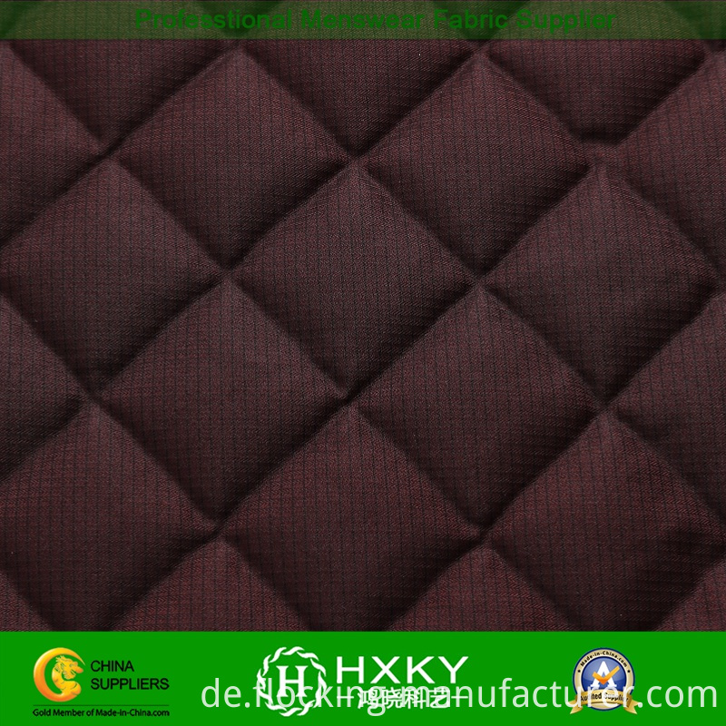 Compound Polyester Fabric with Diamond Stitch for Quilted Jacket